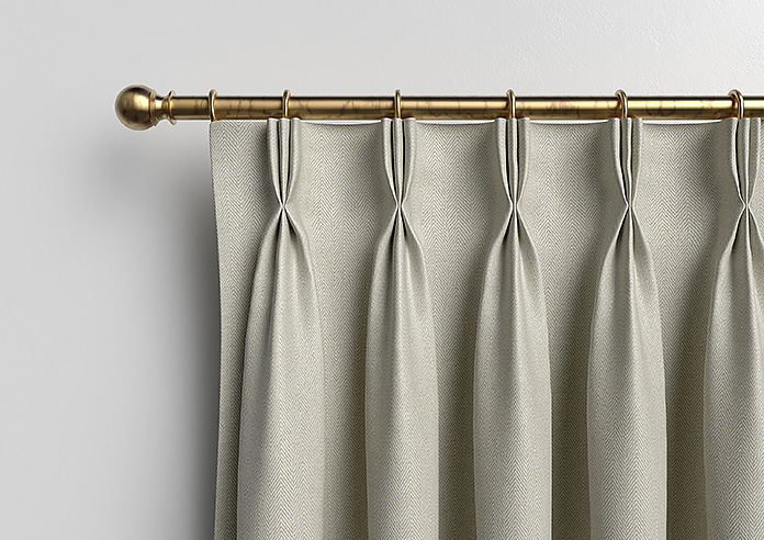 Soft Chevron, Toffee - Made to Measure Curtains - Image 11